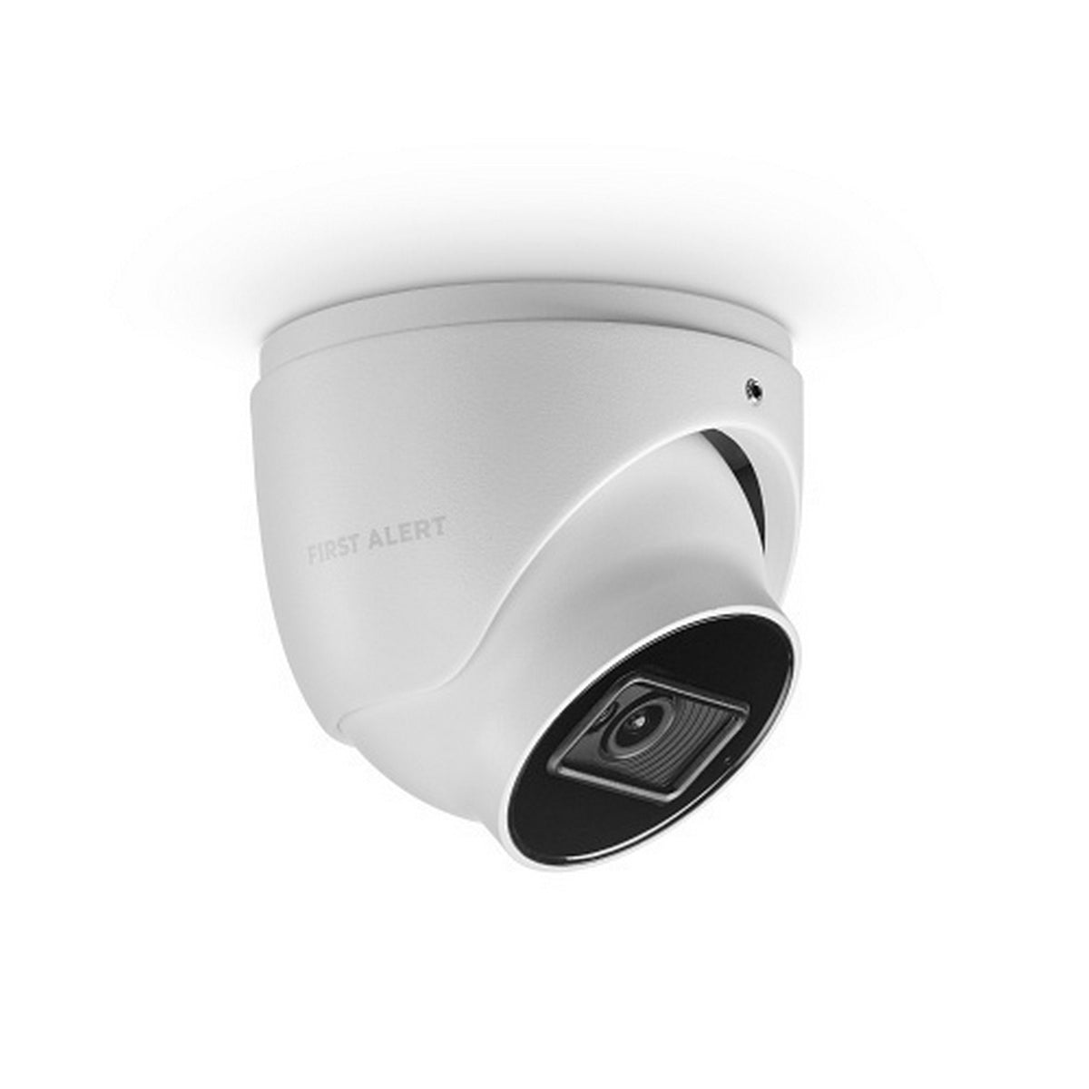 First Alert CX4TE08F28PW 8MP AI Cloud Turret Camera, 2.8mm Lens, White