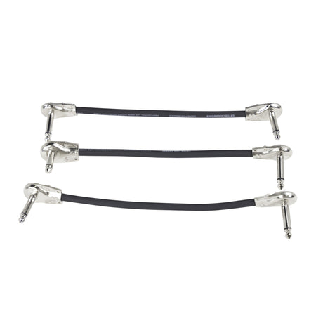 Gator Backline Series Straight to Right-Angled Patch Cables 3-Pack of 6-Inch