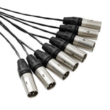Gator Cableworks GCWB-DS8X0 Backline Series 8-Channel Drop Snake with No Returns