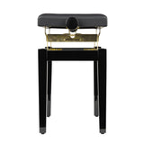Gator Frameworks GFW-KEYBENCH-HABK Deluxe Height Adjustable Piano Bench