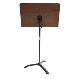 Gator Wooden Conductor Music Stand with Brushed Metal Base