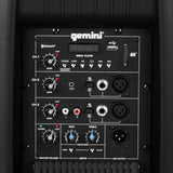 Gemini AS-2115BT-LT Active 15 Inch 2000 Watt Loudspeaker with Bluetooth and Party Lights