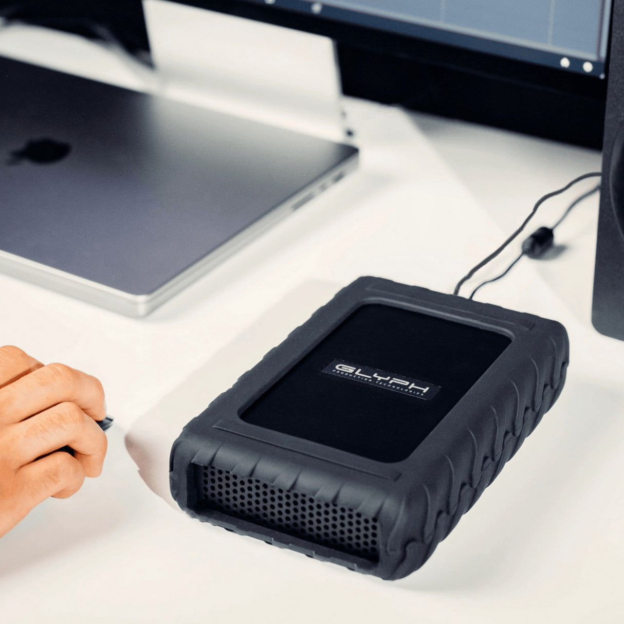 Glyph BlackBox Pro USB-C External Hard Drive, 7200 RPM, 2TB