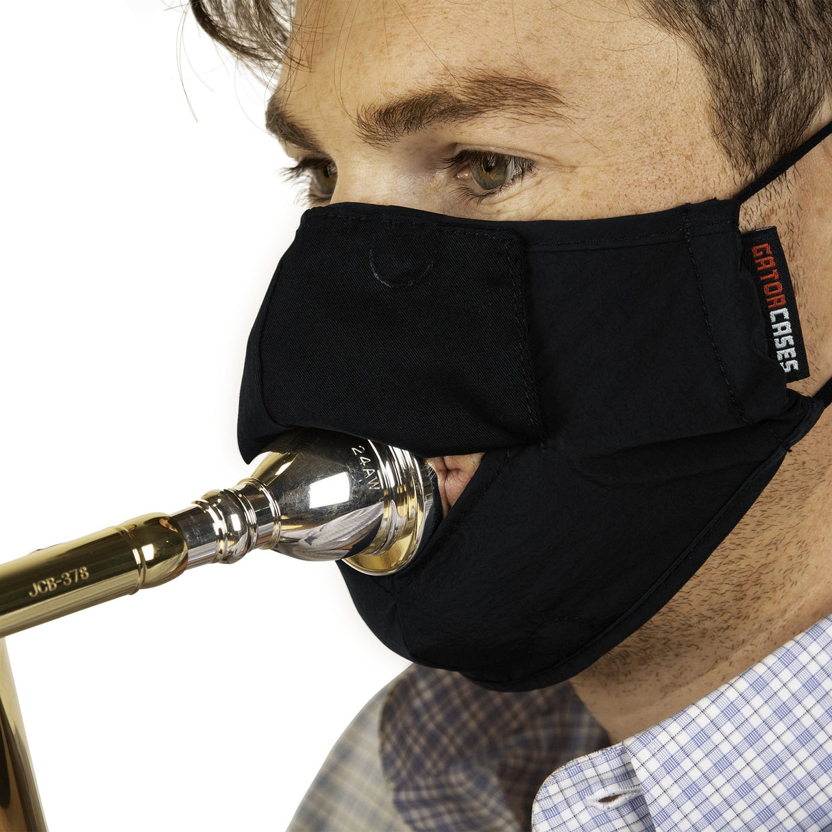 Gator GBOM-SMALLBK Small-Size Wind Instrument Double-Layer Face Mask