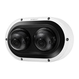 Hanwha PNM-7082RVD P-Series 2MP IR Outdoor Vandal-Rated WDR IP Dome Camera, 3-6mm Lens, White