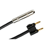 Hosa BNP-116BK 1/4-Inch TS to Dual Banana Speaker Adapter Cable