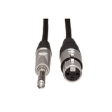 Hosa HXS-010 REAN XLR3F to 1/4-Inch TRS Pro Balanced Interconnect Cable, 10-Feet