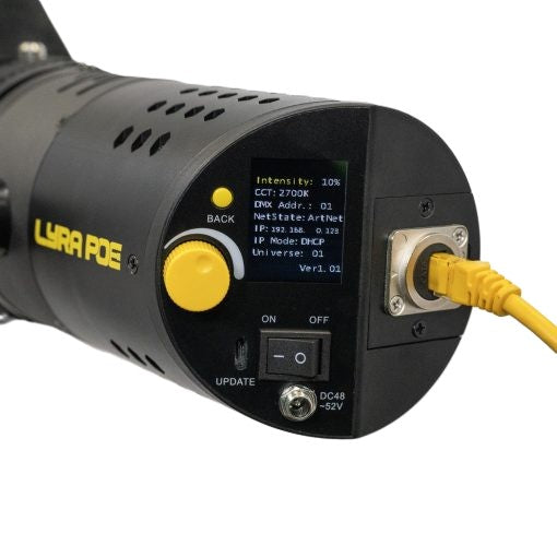 Ikan LBF60B-POE Lyra PoE Bi-Color Mini-Bowen Studio LED Light