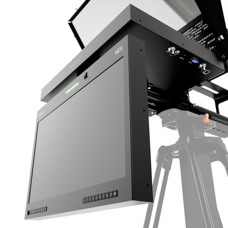 Ikan PT419W-NDI-TMN Aura 19-Inch POE++ NDI Teleprompter Talent Monitor with Full Encoding/Decoding and IP Tally Light