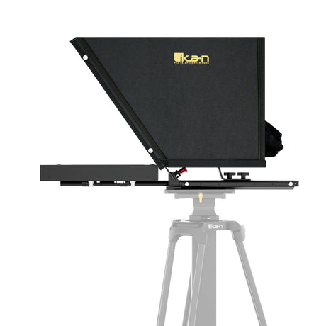 Ikan PT419W-PTZ-NDI-TK Aura 19-Inch POE++ PTZ NDI Teleprompter with Full Encoding/Decoding IP Tally Light and Travel Kit