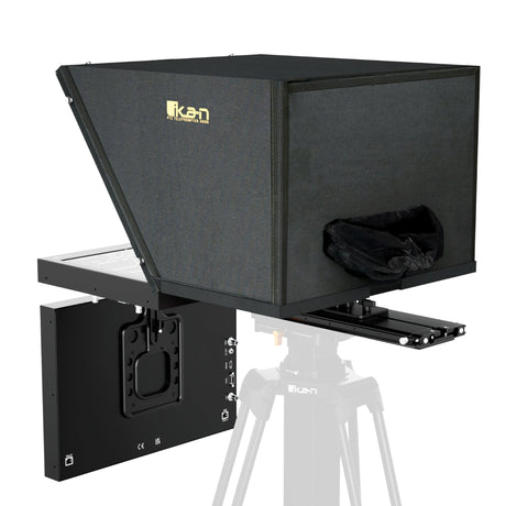 Ikan PT419W-PTZ-NDI-TMN Aura 19-Inch POE++ PTZ NDI Teleprompter and Talent Monitor with Full Encoding/Decoding IP Tally