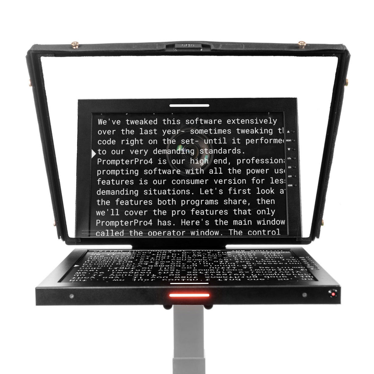 Ikan PT419W-TK 19-Inch Teleprompter with Widescreen Script Monitor and Travel Kit