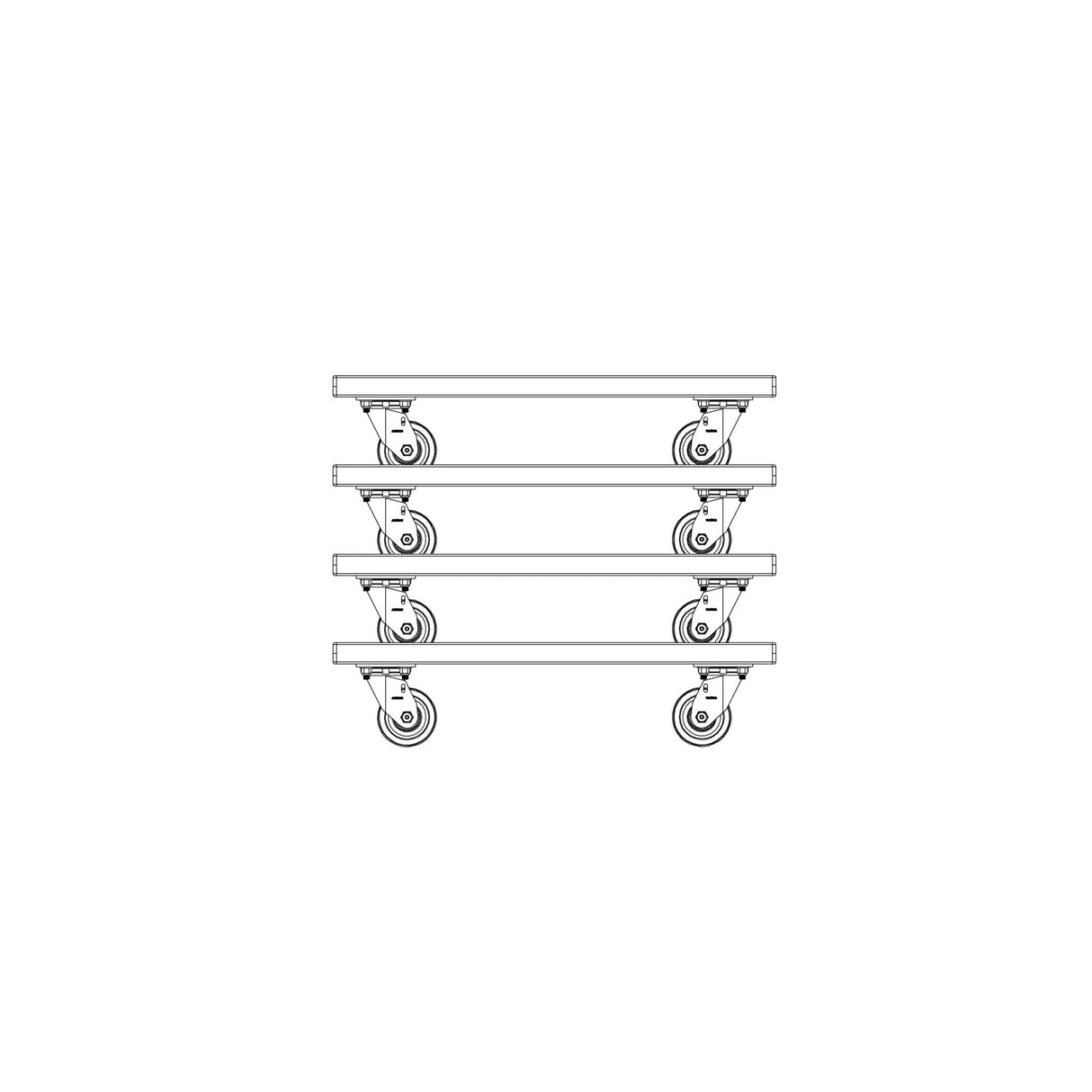 JBL SRX918S VT Vertical Transport Cart for SRX918S/SRX918SF