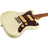 Jet Guitars JJ-300 P90 OW Electric Guitar, Olympic White Finish