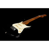 Jet Guitars JS-300 Mini Roasted Maple Electric Guitar, Black Finish