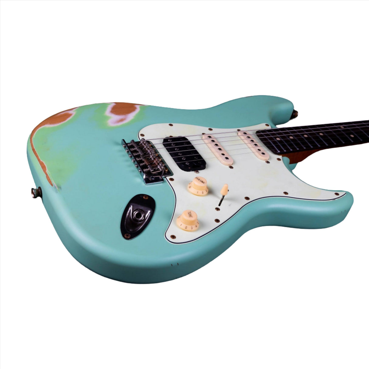 JET Guitars JS-400 HSS SFG RLC Seafoam Green Relic Electric Guitar