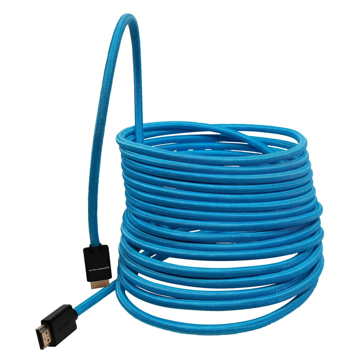 Kondor Blue HDMI 4K 30Hz Braided Blue Cable, 25-Feet