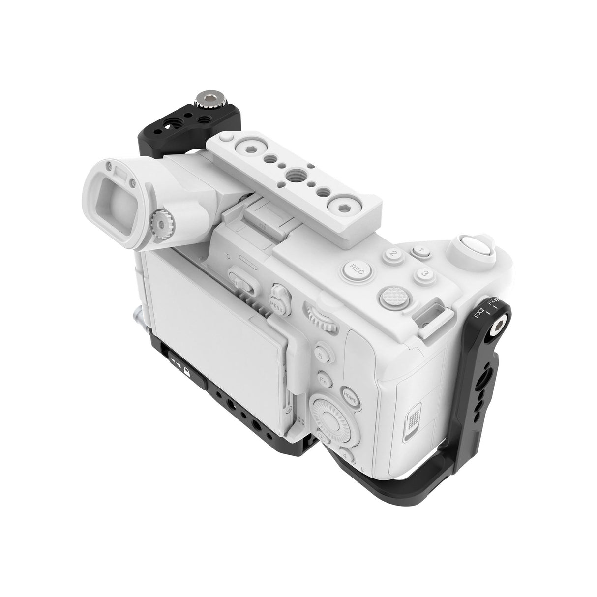 Kondor Blue Hybrid Camera Cage for Sony FX2, Raven Black