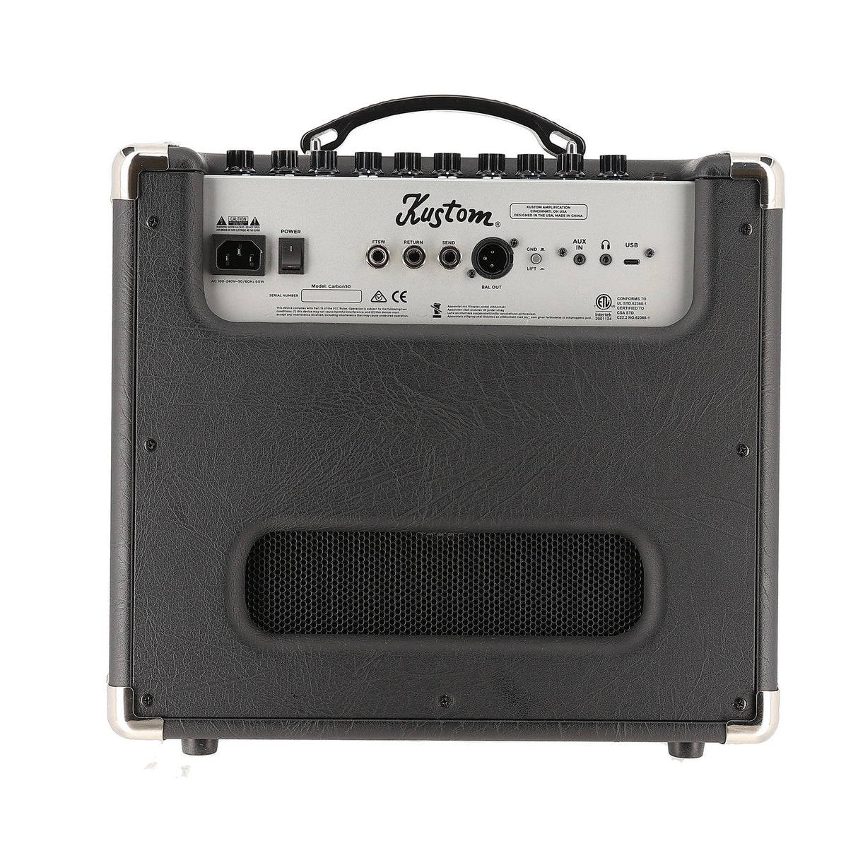 Kustom Carbon 50 1 by 12 Modeling Guitar Amplifier, 50 Watt