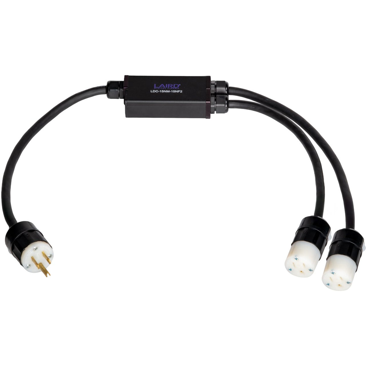 Laird LDC-15NM-15NF2 Edison Power Distribution Splitter Cable
