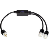 Laird LDC-15NM-15NF2 Edison Power Distribution Splitter Cable