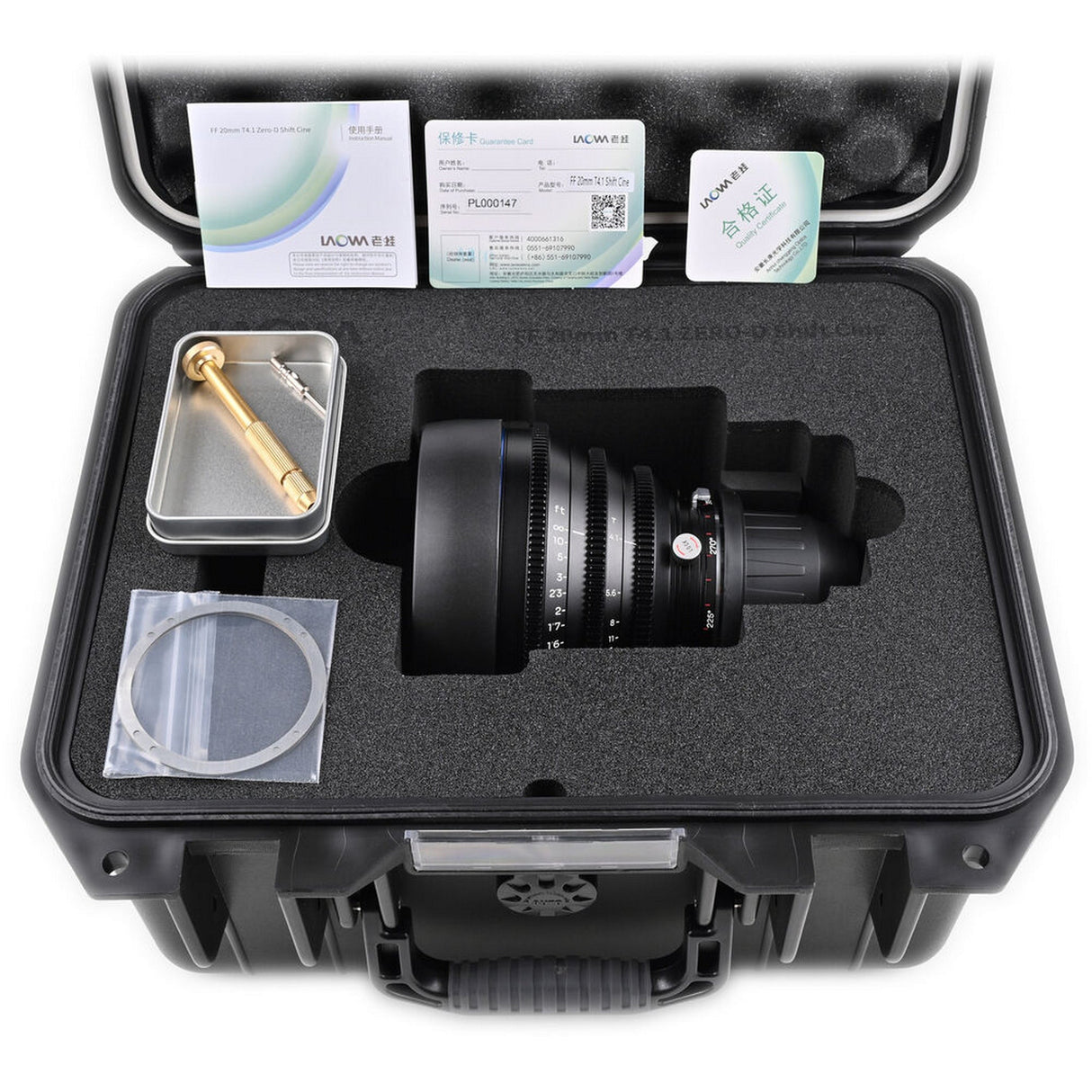 Laowa 20mm T4.1 Zero‑D Shift Cine Camera Lens