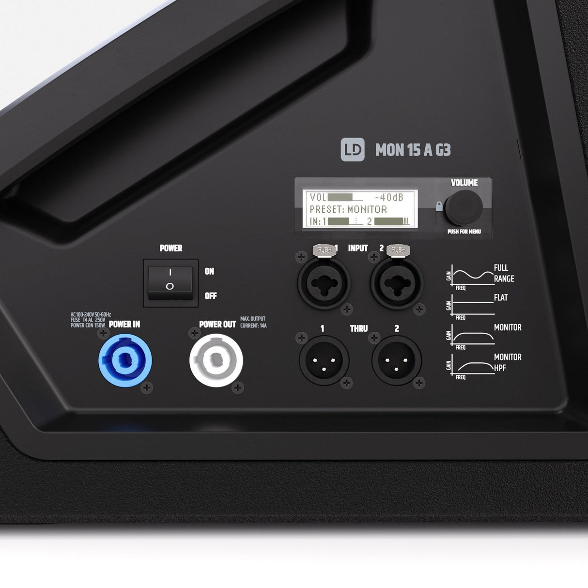 LD Systems MON 15 A G3 15-Inch Powered Coaxial Stage Monitor