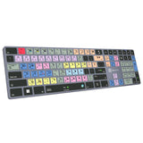 Logickeyboard TITAN Wireless Backlit Keyboard for EDIUS, US Windows