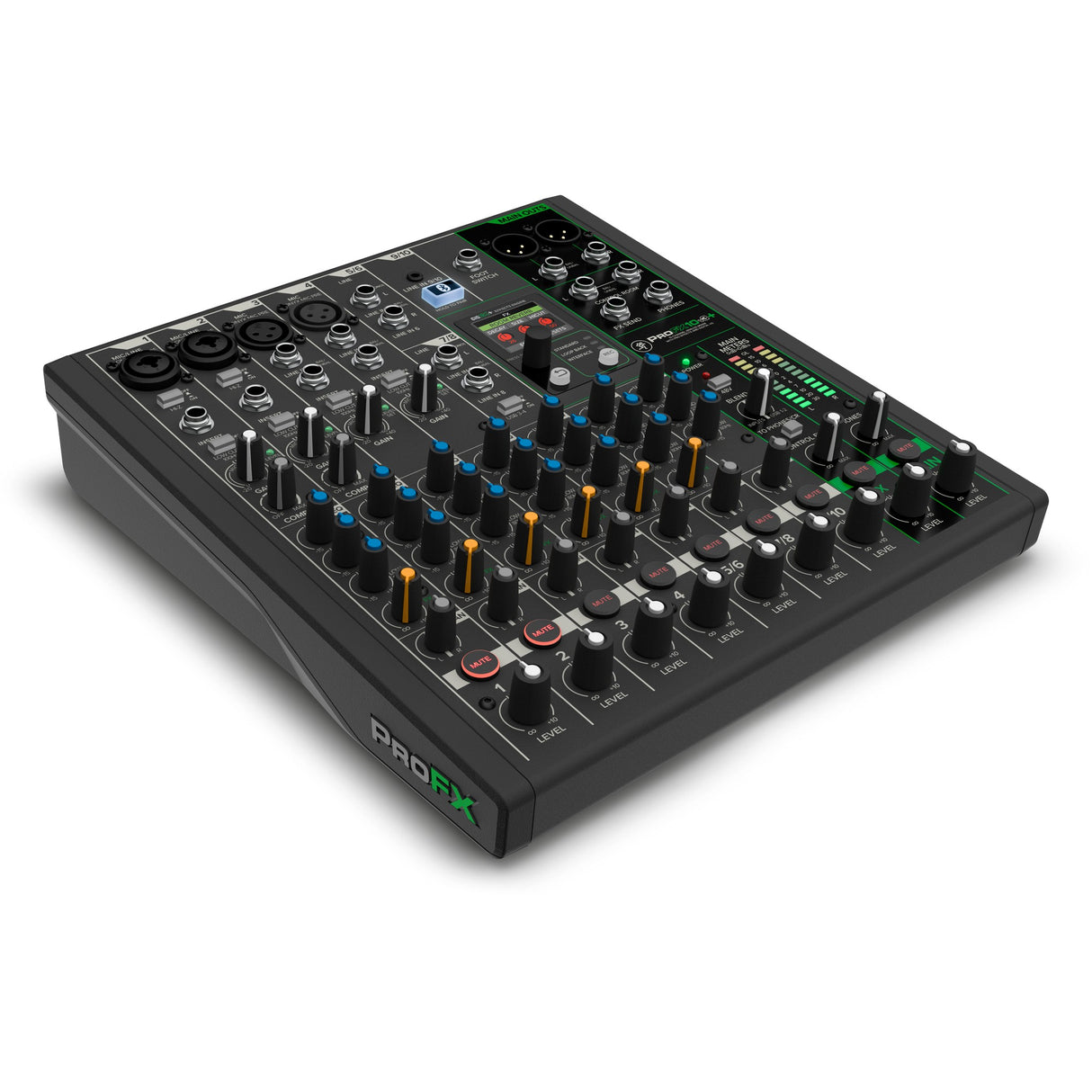Mackie ProFX10v3+ 10-Channel Bluetooth Analog Mixer with USB Recording