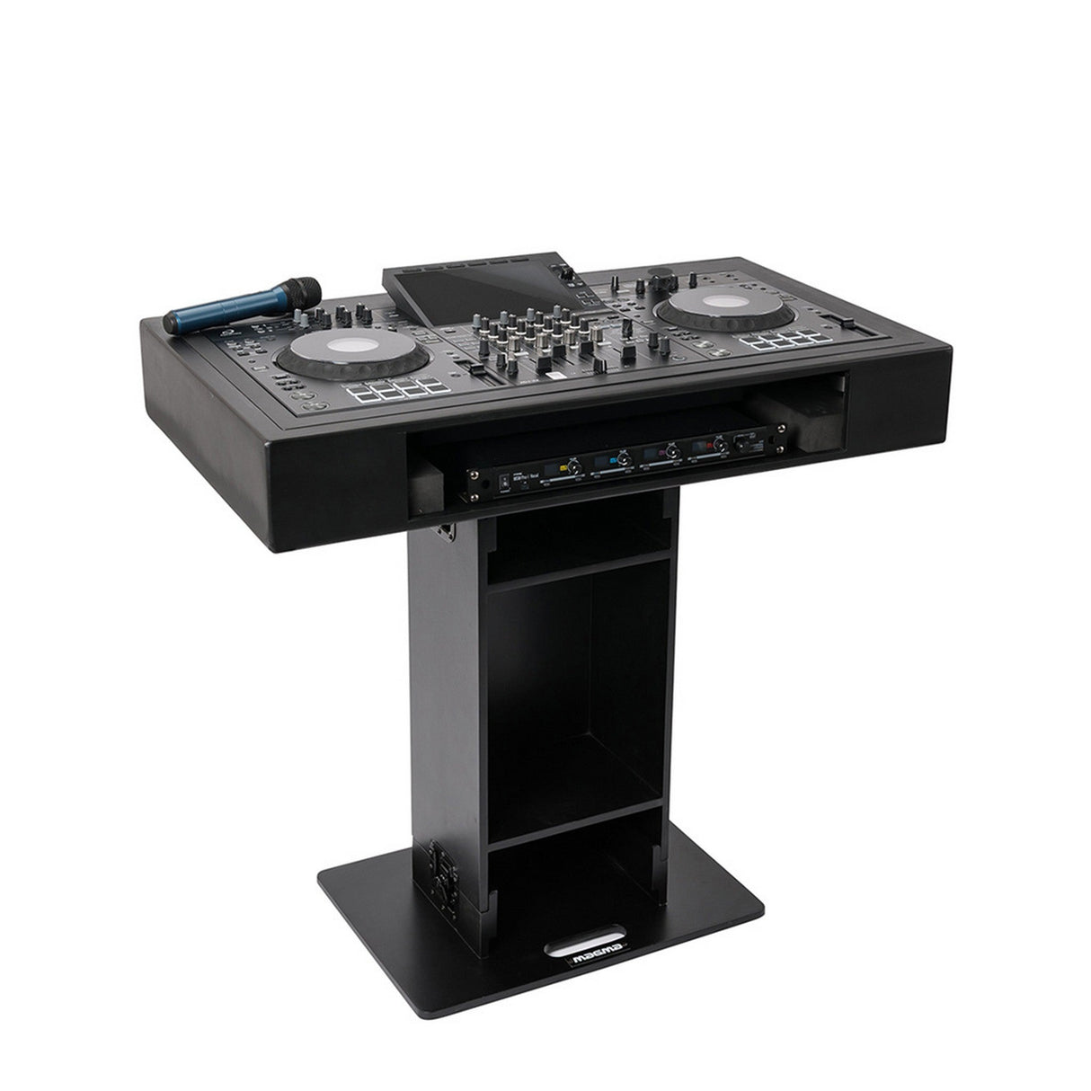 Magma Groove Terminal Modular DJ Booth, Black