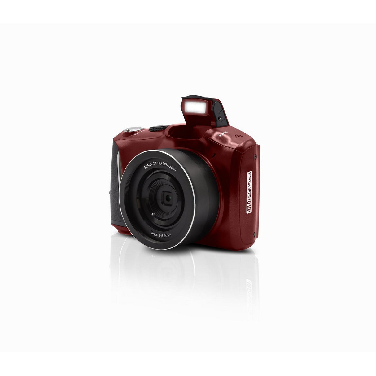 Minolta MND50 48 MP 4K Ultra HD Digital Camera Red