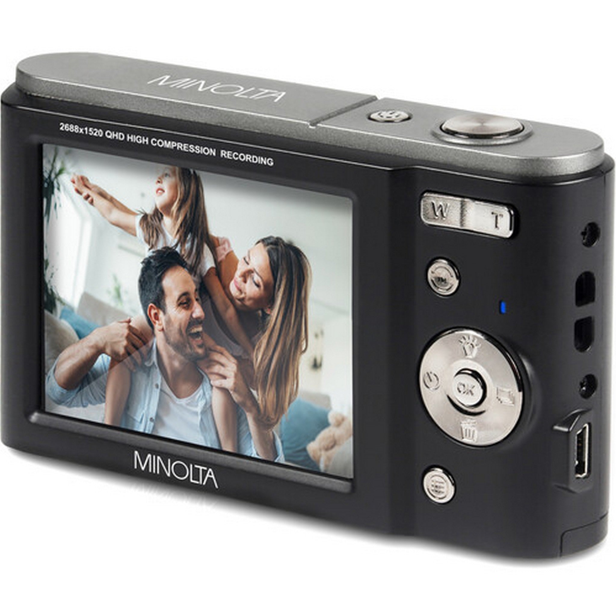 Minolta MND20 44 MP 2.7K Ultra HD Digital Camera, Black – AVLGEAR