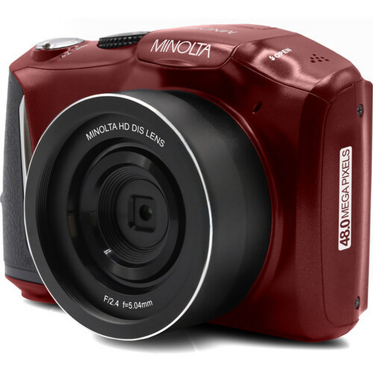 Minolta MND50 48 MP 4K Ultra HD Digital Camera, Red