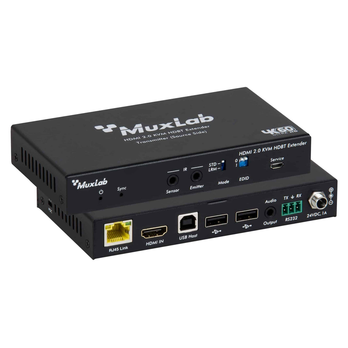 MuxLab 500449 HDMI 2.0 KVM HDBT Extender Kit