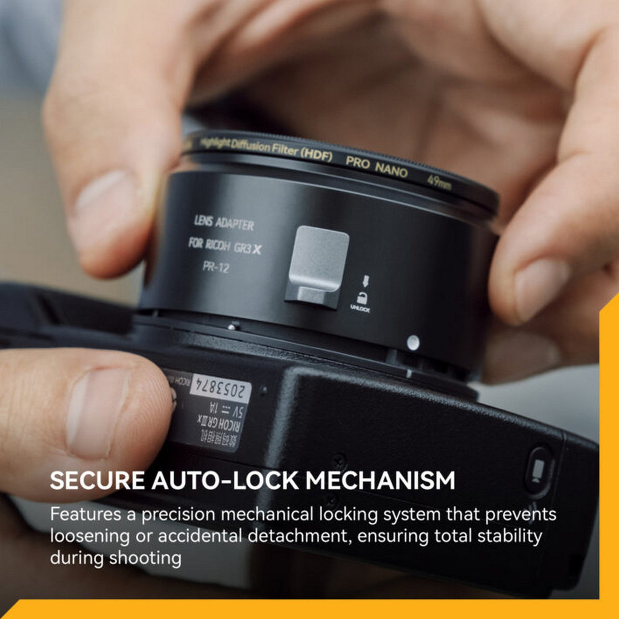 NiSi 49mm Filter Adapter MKII for GRIIIx