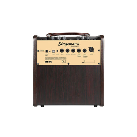 Nux Stageman II AC-80 Bluetooth Portable Acoustic Guitar Amplifier 80 Watts - amps