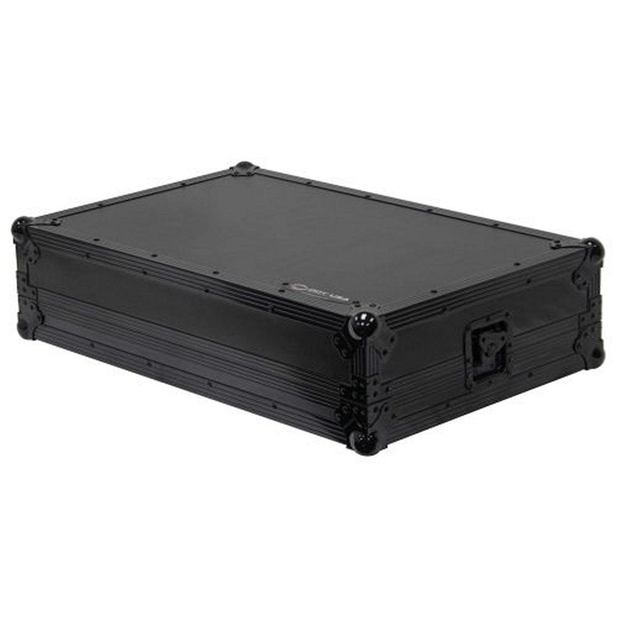 Odyssey 1U Flight Case with Glide Style Laptop Platform and Corner Wheels for Pioneer DJ DDJ-REV5