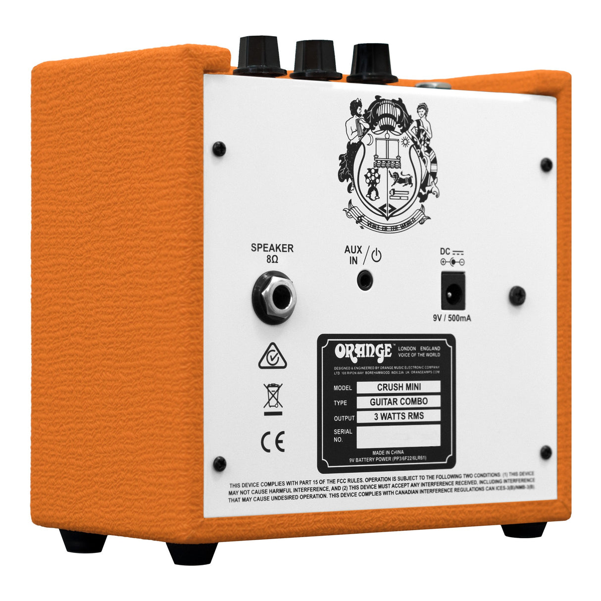 Orange CRUSH-MINI | Compact 3 Watt Guitar Combo Amplifier