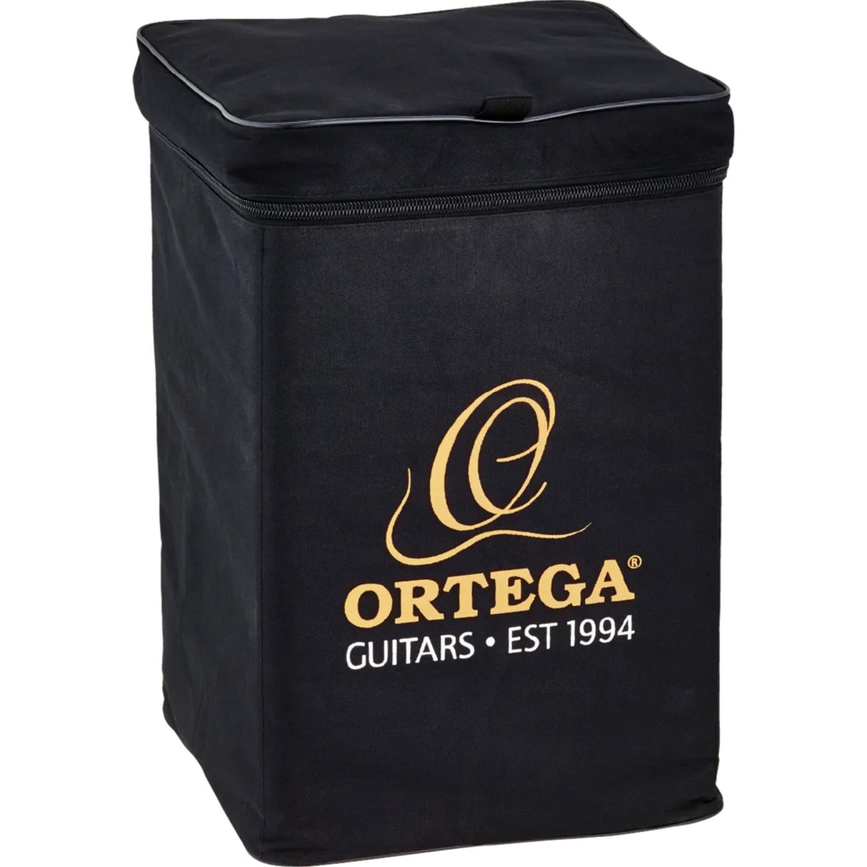 Ortega Guitars OSTBCJ-BU Percussion Series Right Foot Stomp Box Cajon Bundle