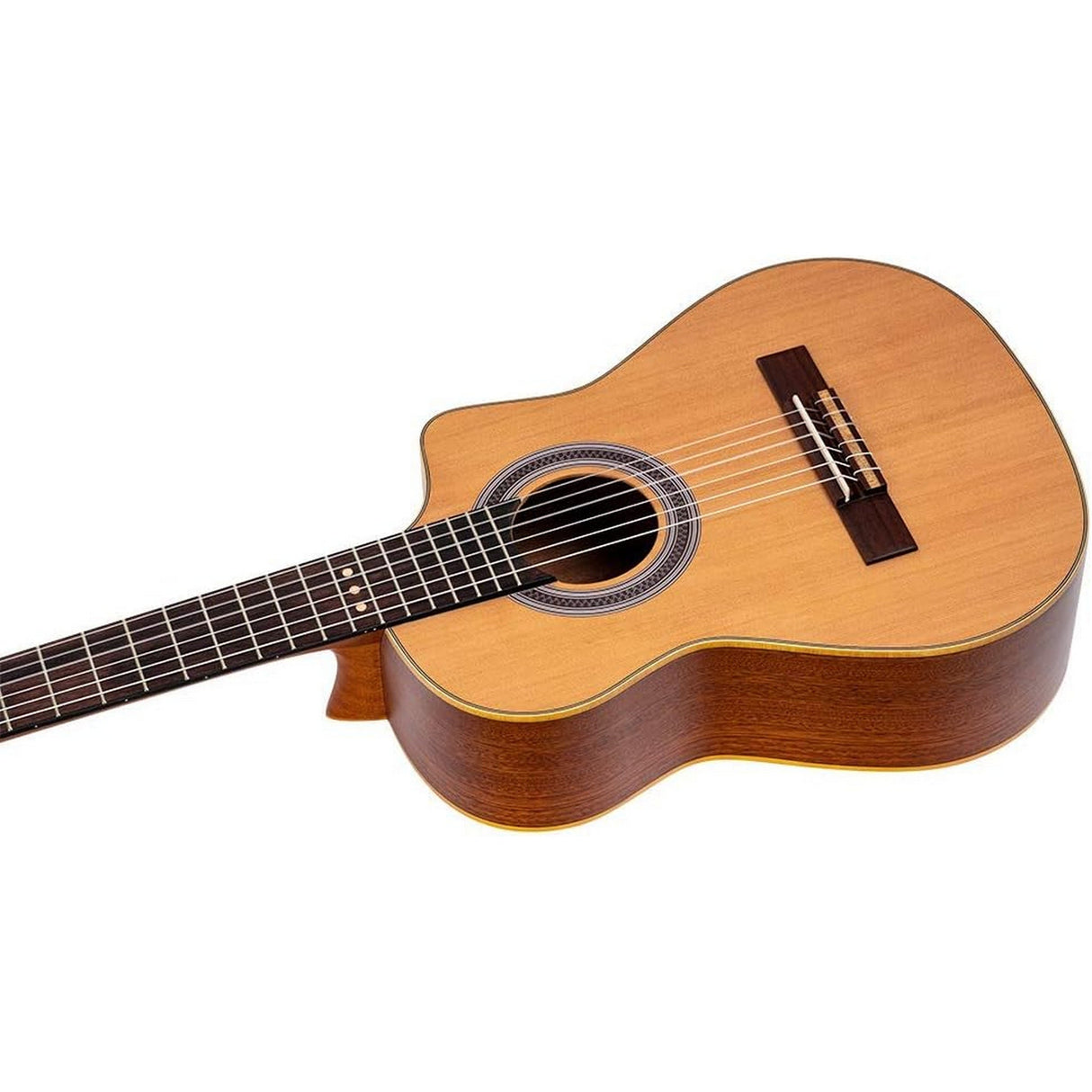Ortega Guitars RQC25 Requinto Series Requinto Size Acoustic Guitar