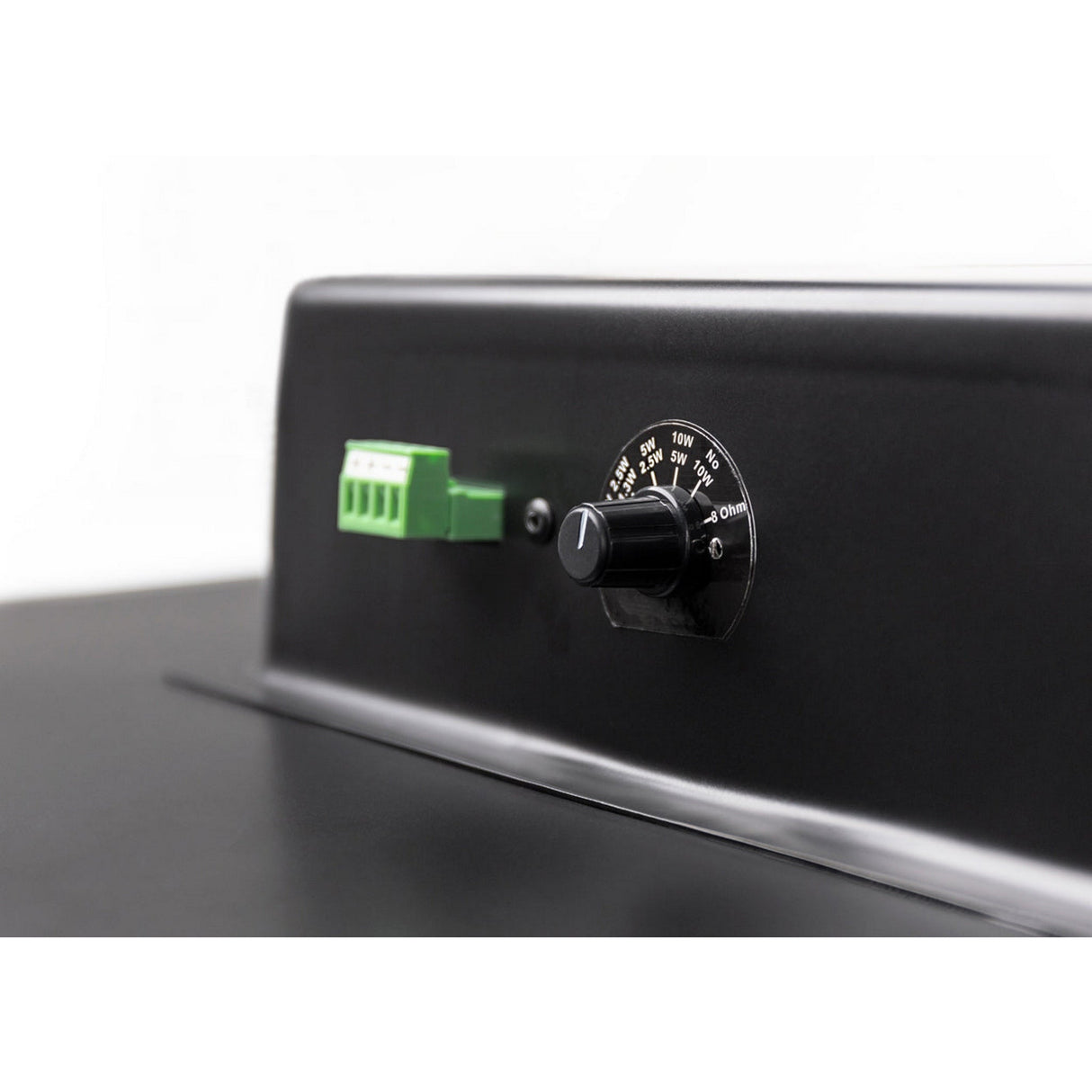 Pure Resonance Audio Paging Sound System with (6) SP8 Drop Tile Ceiling Speakers, RMA120BT Rack Mount Bluetooth Mixer Amplifier, and PTT1 Push-to-Talk Microphone