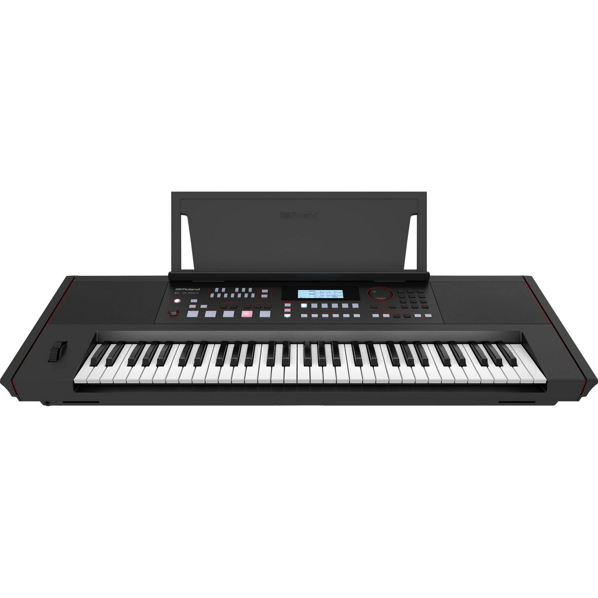 Roland E-X50 keyboard with built-in speakers and controls