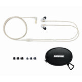 Shure SE215 Pro In-Ear Sound Isolating Earphones, Clear (Used)