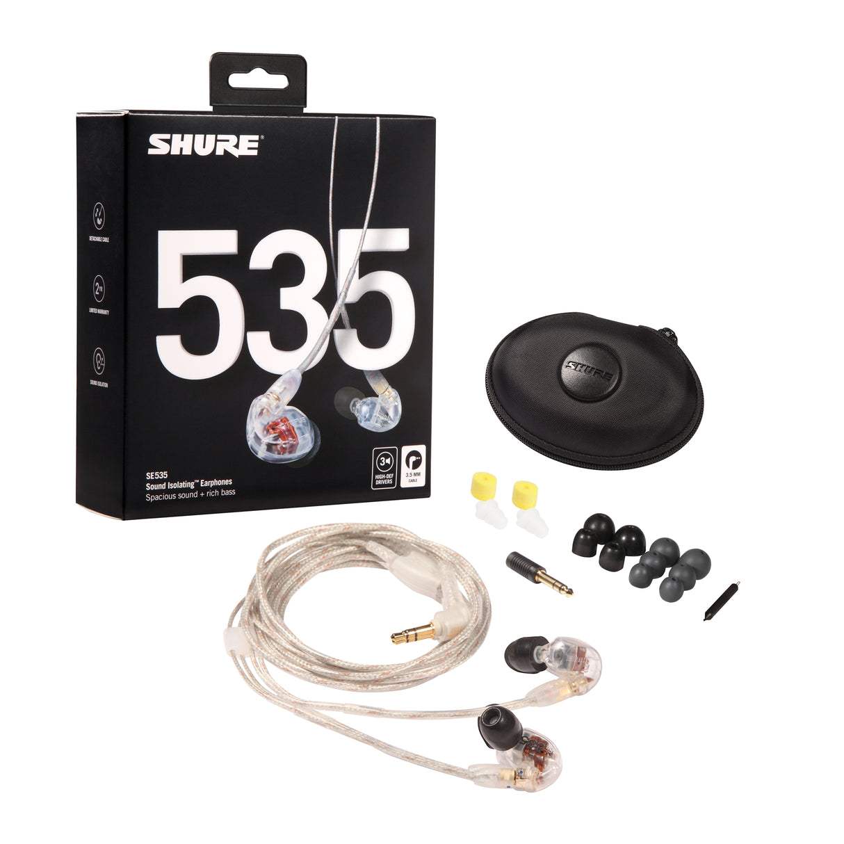 Shure SE535 Pro In-Ear Sound Isolating Earphones