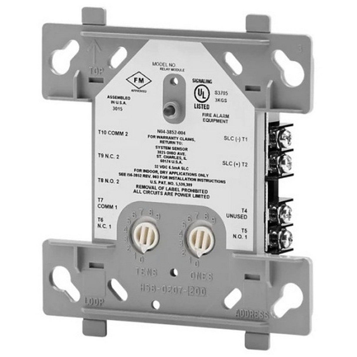 Silent Knight SK-RELAY Intelligent Relay Module for Fire Alarm Control Systems