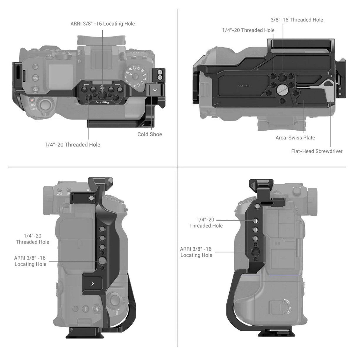 SmallRig Multifunctional Cage for FUJIFILM X-H2