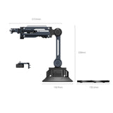 SmallRig 5507 Shock Absorber Support with Electronic Suction Cup for DJI Osmo Pocket 3 / GoPro HERO13 Black / Insta360 X4