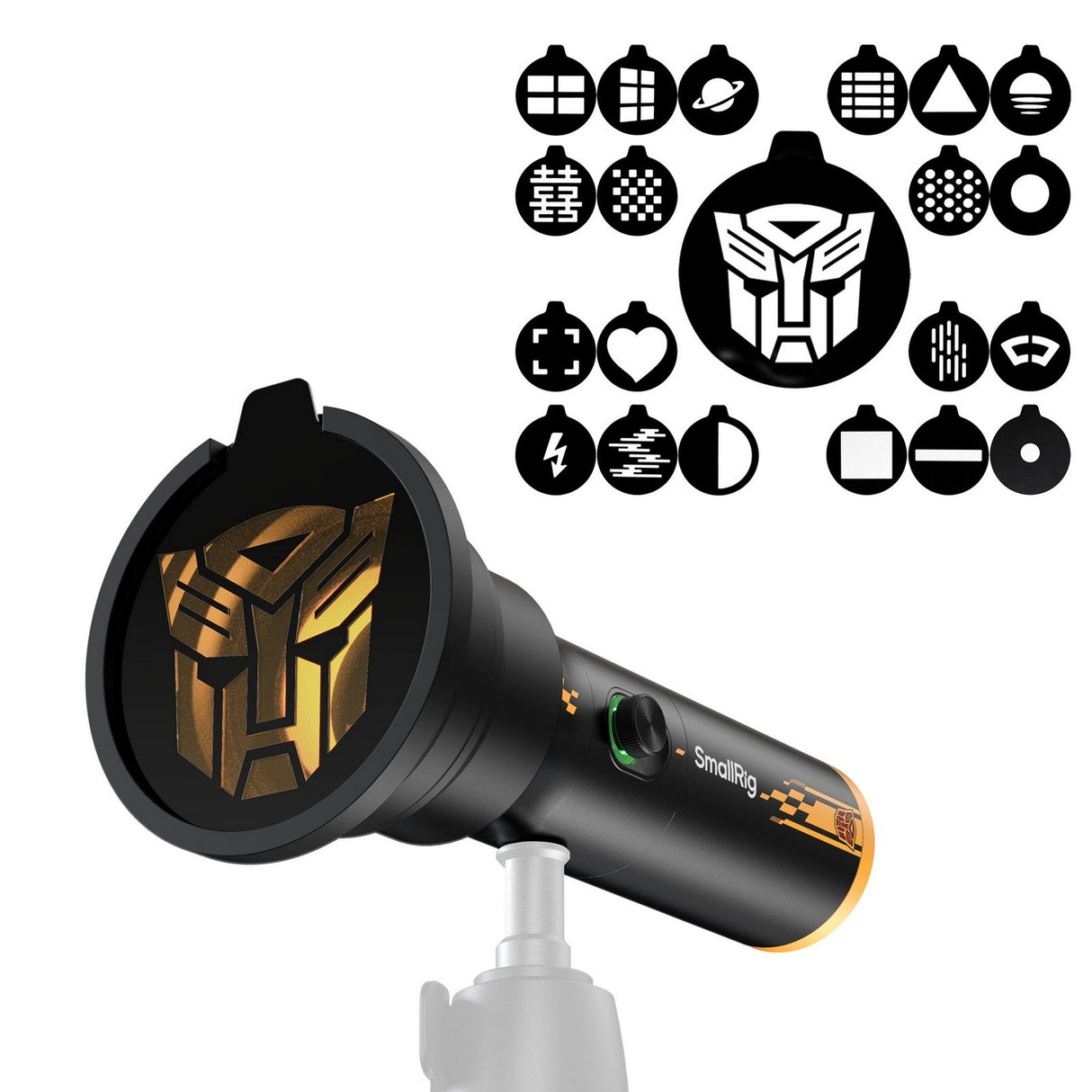 SmallRig 5512 RF-10C Portable Focusable LED Video Light, BumbleBee Edition