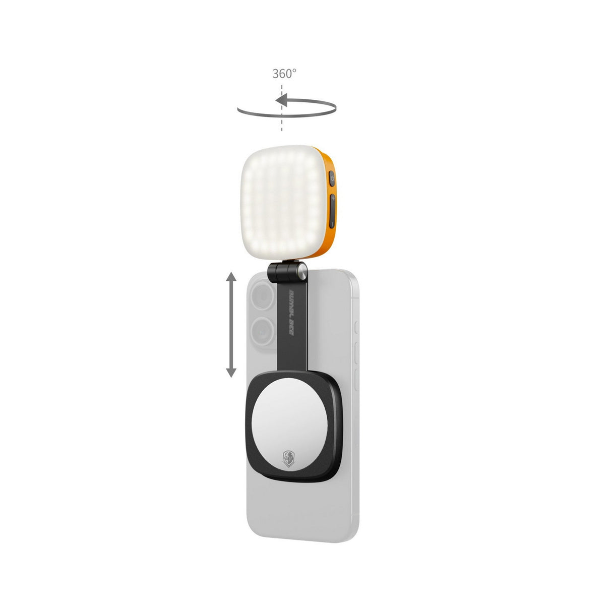 SmallRig 5513 Vibe P48 Detachable Mobile Phone LED Video Light, BumbleBee Edition