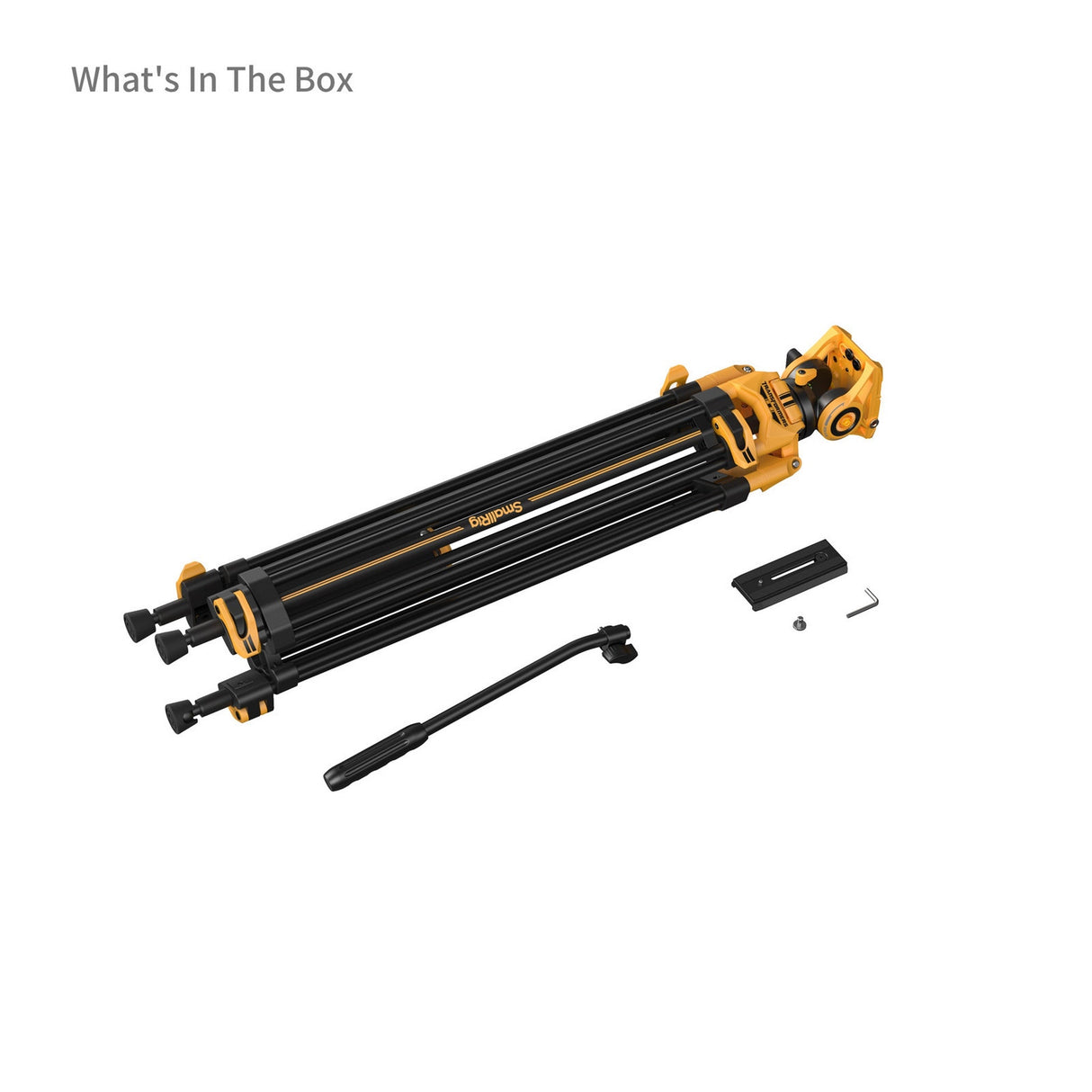 SmallRig 5523 Heavy-Duty Fluid Head Tripod AD-01, BumbleBee Edition
